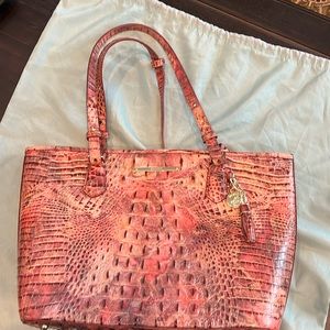 Brahmin pink/coral purse
